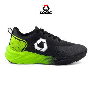 Logic - Sepatu Pria Running Lari Joging Olahraga | Power Of Lifetime Blue Orange