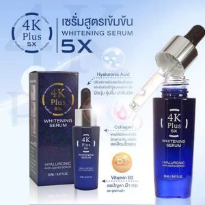 4K PLUS 5X WHITENING SERUM HYALURONIC ANTI AGING SERUM 20 ML