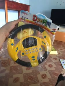 Vô lăng đồ chơi cho bé gắn xe ô tô trẻ em có nhạc