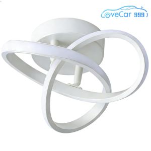 Simple Modern Acrylic Trefoil Ceiling Light 9.84 Inch Dimmable LED for Home and Office
