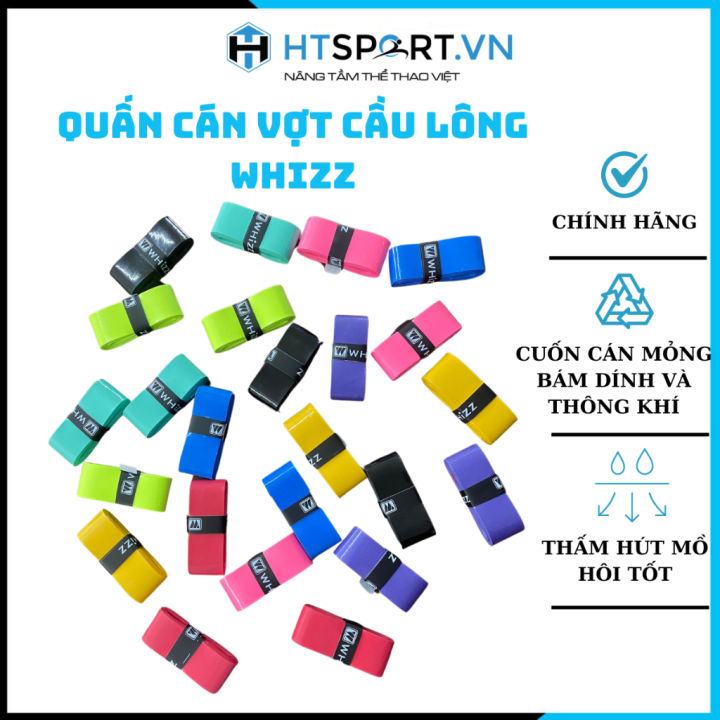 Cuốn Cán Vợt, Quấn Cán Vợt Cầu Lông WHiZZ Chống Trơn Mềm Mại Bám Tay ...