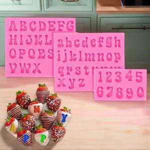 [Alex Do] Hot Sale 3D Letter Number Silicone Fondant Molds Chocolate Cake Molds Cake Decorating DIY Tools Jelly Cookies Baking Printing Mould