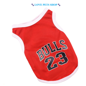 Áo ba lỗ cho Chó Mèo phong cách áo bóng rổ (mẫu mới) - Love Pets Shop