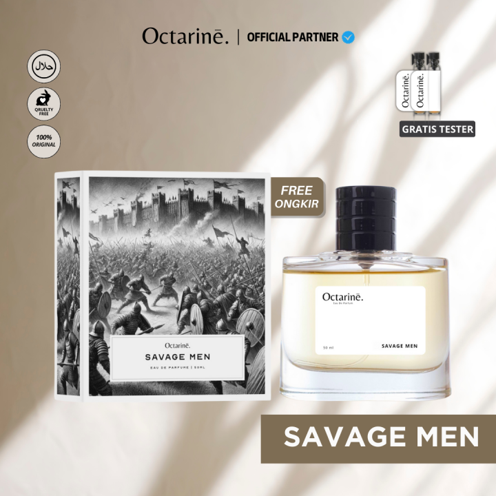 Octarine - Parfum Pria Tahan Lama Aroma Elegan Maskulin Inspired By SAVAGE MEN | Farfum Minyak Wangi Murah