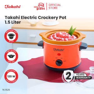 Takahi Electric Crockery Pot 1.5 Liter-HR (INSTANT/SAMEDAY) | Slow Cooker MPASI