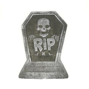 PYA94 1 pcs Lightweight Haunted House for Outdoor Lifelike Party Props Fake Tombstone Halloween Ornaments Garden Decor Halloween Sign