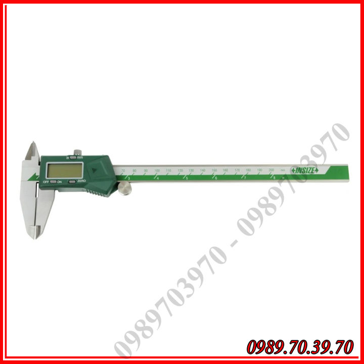Thước kẹp, thước cặp điện tử Insize 200mm 1108-200 sử dụng chuyên dụng trong CNC độ chính xác cao - CNCshop