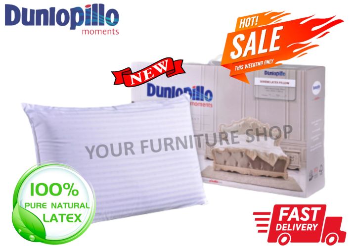 Dunlopillo Serene Latex Pillow (100% Pure Natural Latex Pillow) /Getah Bantal / 乳胶枕头 [READY STOCK]