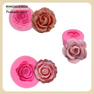 [COD] 3D Flower Rose shape Silicone Fondant Soap Cake Mold Cupcake Baking Tool