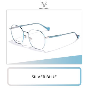 Gentle Fawn Frame Kacamata Lensa Plano Bisa Minus Bentuk Kotak Bahan Metal Kuat Kokoh Trendy Fashion 66456