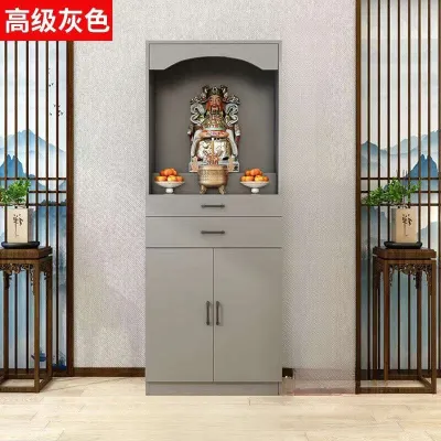 alter cabinet Altar Table Prayer Cabinet Home Shrine Guardian Cabinet Buddha Counter God Of Wealth Buddha StatueWorship Table Altar