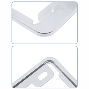 438178 ZXC Motorcycle License Plate Frames Universal Aluminum License Plate Holder License Plate Holders Frame