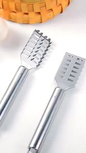 Fish Scale Remover Tool Stainless Steel Fish Scale Remover Cleaner Scraper Kitchen Peeler Tool