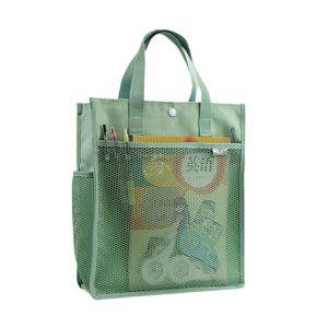 THREADJOY Portable Book Storage Bag Handheld Large Capacity A4 File Organizer Lightweight with Handle Art Storage Bag Back To School