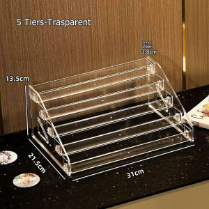 3 Layer Acrylic Display Stand Nail Polish Perfume Organizer Rack Clear Desktop Rak Paparan MY Stock