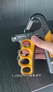 5-60KG R-Shaped Hand Grip Strengthener Adjustable Hand Grips for Strength Training Countable Forearm Exerciser Adjustable Resistance Hand Gripper Finger Stretcher Grip Ring and Finger Exerciser for Men and Women