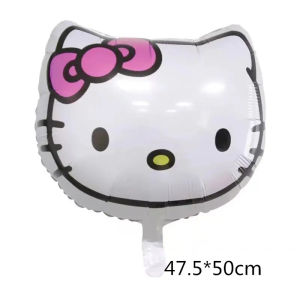 SHUAIAN Balon Foil Karakter Hello Kitty Large Balon Dorasi Hello Kitty