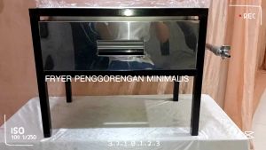 DEEF FRYER PENGGORENGAN MINIMALIS / PENGORENGAN GAS STAINLESS FULL SET TEBAL DAN MURAH