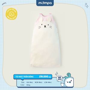 Túi ngủ cho bé Mompa 6 tháng-4 tuổi chần bông vải Cotton Ceiling mềm mại ấm áp giúp bé ngủ ngon 054
