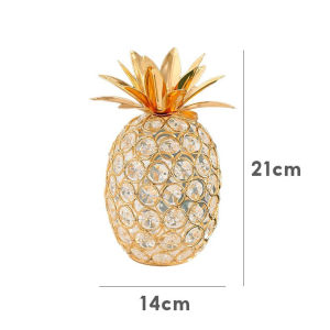 Crystal Nanas pear apple pajangan mewah swarlovsky Pir / Nanas / Apel Ornamen Kristal Buah / Dekorasi Ruang Tamu Kristal