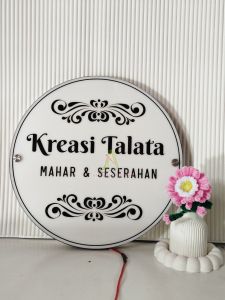 NEON BOARD NAMA USAHA ARKILIK/ PAPAN NAM USAHA/PAPAN NAMA TOKO BAHAN AKRILIK MURAH