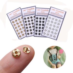 FDGFGG Handmade 6/8mm Accessories Clothing Apparel Sewing Fabric Metal Buckle Sewing Accessories Sewing Buttons Invisible Button