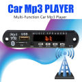 Tape Audio Mobil MP3 Player Bluetooth Wireless Receiver 12V dilengkapi dengan preset radio AUX untuk semua stasiun favori sambungan Bluetooth untuk memutar musik secara instan kartu memori atau flash disk pada port USB Warna Hitam Vt. 
