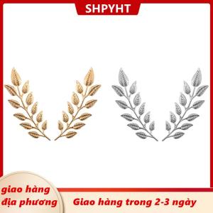 [COD] SHPYHT Giao hàng địa phương 1 cặp hợp thời trang phù hợp với áo sơ mi cổ áo Pin Lá Hợp Kim Trâm cài áo len cổ áo nút cho nam giới phụ kiện quần áo thời trang hàng ngày