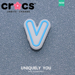 Crocs jibbitz A-Z Shoe Buckle Hole Shoe Accessories Shoe Flower Luminous Letter Shoe Buckle Accessories Fashion Shoe Accessories