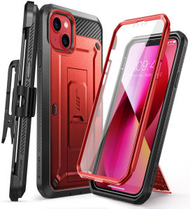 SUPCASE For iPhone 13 Case 6.1" (2021 Release) UB Pro Full-Body Rugged Holster Cover with Built-in Screen Protector & Kickstand