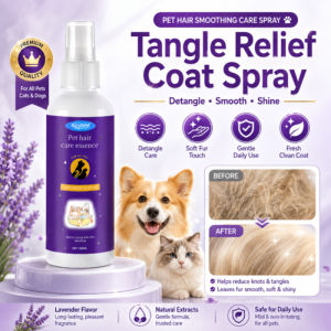 Pet Care Spray Pet Grooming Spray Nourishing Softening Detangling Dog Cat Fur Conditioner Coat Shine Pet Supplies