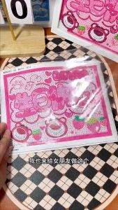 17*23CM Diamond Beads Painting DIY钻石画 17*23CM Lukisan Berlian Kartun Comel Penuh Berlian Cute Cartoon Handmade Kids Child Gift