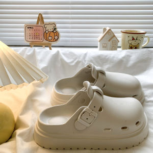 [Free Shipping] WomenS Summer Clogs For Outdoor Wear Non-Slip Thick-Soled Silent Outdoor Beach Sandals Closed-Toe Slippers Eva