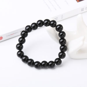 New product Non-fading imitation obsidian bracelet glass bead Buddhist bracelet small gifts for two-yuan stores live streaming cross-border supply