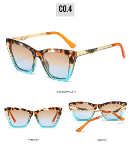 JN IMPRESSION New cross-border womens fashion trend large frame sunglasses personalized UV protection sunglasses
