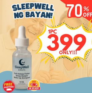 Sleep Well Drops : Formulated with pure high-quality Melatonin Vitamin B6 and our Relaxation Calming L-Theanine Blend to to help you fall asleep faster and stay asleep longer.