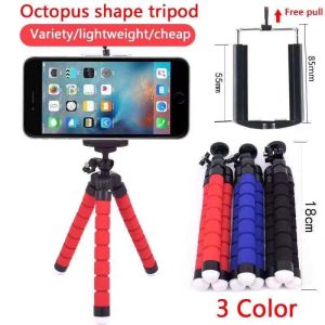 【Hàng có sẵn】Giá đỡ Giá để điện thoại chân đế xốp phổ thông giá đỡ chân đế đơn có kẹp giá đỡ di động cho máy ảnh của điện thoại trực tiếp