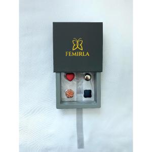 Femirla - Pin Magnet Hijab Premium – Peniti Magnet Kuat & Aman untuk Hijab + Box Eksklusif