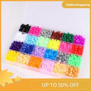 Madha 24 Colors 5mm Hama Beads Toy Fuse Bead for Kids DIY Handmaking 3D Toys