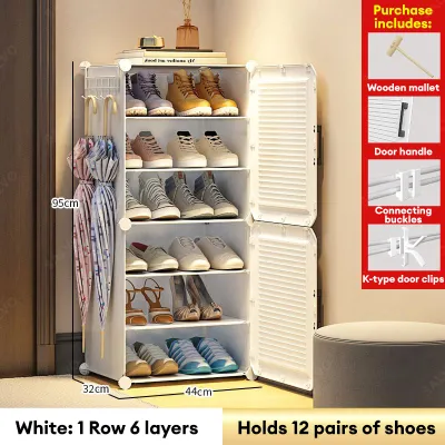 STON Dustproof Shoe Cabinet Capacity Acrylic Shoe Rack Shoe Storage Box Double Capacity Thick Boots Cabinet