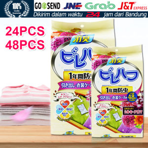 24/48Pcs Kamper Kapur Barus Lemari Pakaian Baju/Buku Bagus Para Kamper