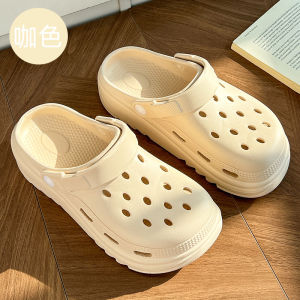 [Free Shipping] WomenS Summer Thick-Soled Clogs For Home And Outdoor Use Breathable Beach Closed-Toe Slippers For Women And Men
