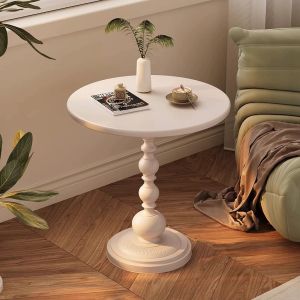 Oishi Living Room Round Shape Sofa Side Table Tea Table Corner Table Bedside Table