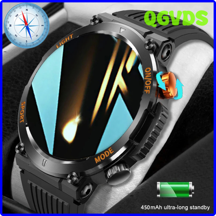 QGVDS 2024 New Smart watch For men 100+Sports Fitness Outdoor Survival ...