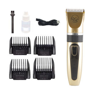 Pet Shaver Dog Grooming Shaver Razor Set Pet Hair Trimmer electric clippers Pet Razor Grooming Set Professional USB Rechargeable Electric Clipper Grooming Kit Razor Set Waterproof Low-noise Shaving Beauty Tool