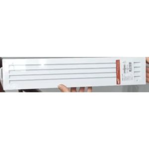Miệng gió nhựa chữ nhật gắn tường/ gắn cửa Era - DP ( 1 bộ 2 cái) - Hàng nhập khẩu