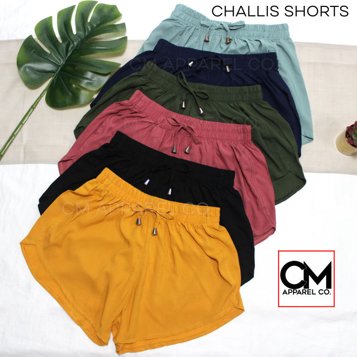 CHALLIS Shorts For Women Plus Size Fits up To Semi Large To Large