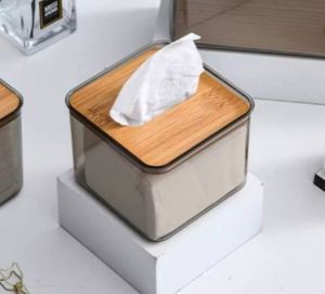 กล่องใส่ทิชชู่ กล่องทิชชู่ ฝาไม้อัด มีให้เลือก 3 ขนาด ดีไซส์ เรียบหรู CH0063 ❇️โปรดอ่านรายละเอียดสินค้าก่อนสั่งซื้อค่ะ❇️