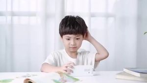 New AI Inligent Voice Alarm Clock Childrens Innovative Talking Black Technology Bedside Silent Bedroom Night Light Alarm