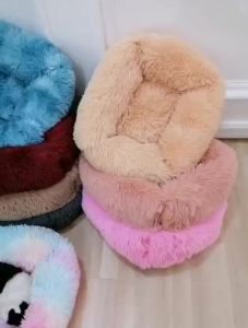Plush SquareBed Winter Sleeping Nest for Small Medium Large Dogs Cats